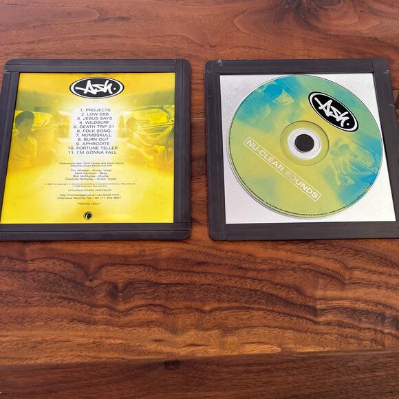 Ash Nu-Clear Sounds Magnetic Metal Cover CD 1998 Infectious Records UK Promo - Picture 3 of 7